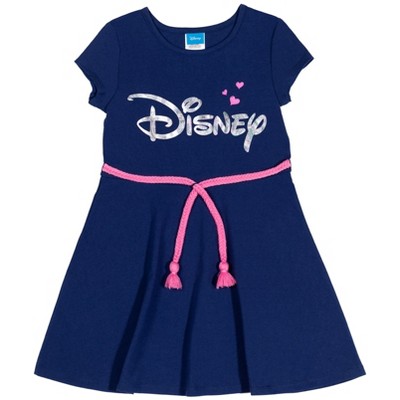 Disney Classics Short Sleeve Dress Navy Blue 