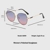 Anna-Kaci Women's Polarized Aviator Sunglasses Gradient - 3 of 3