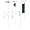 Unique Bargains Durable Clear Rat Tail Comb 3 Pcs - 2 of 3