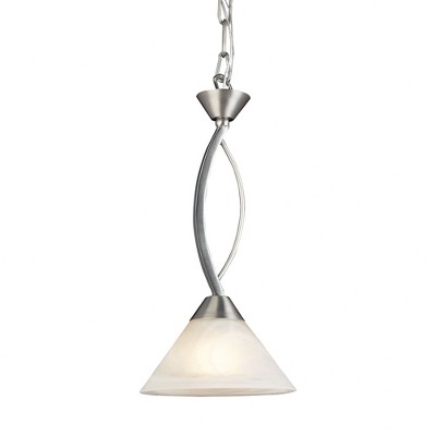 Elk Home Elysburg 1 - Light Pendant in  Satin Nickel