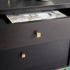 Adelyn 2 Drawer Nightstand - SFV7209 - Charcoal/Gold - Safavieh Couture - 2 of 4