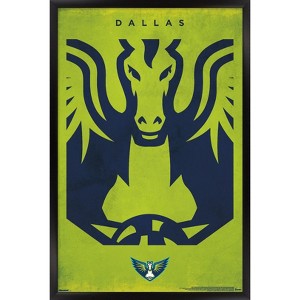 Trends International WNBA Dallas Wings - Logo 25 Framed Wall Poster Prints - 1 of 4