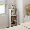 HOMLUX 3 Cube Decorative Bookshelf Open Bookcase Toy Storage Organizer Horizontal Vertical - 4 of 4