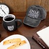 Pavilion Gift Company - Uncle - Black Washed Cotton Twill Hat - Hats - 3 of 4