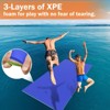 Huxxion Floating Water Mat 9/12/18 Ft, 3 Layer Tear Resistant XPE Foam Floating Mat for Lake Pool Beach and Ocean - 2 of 4