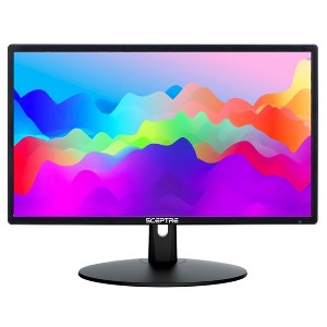 Sceptre 20" 1600x900 75Hz Ultra Thin LED Monitor 2x HDMI VGA Built-in Speakers, Machine Black Wide Viewing Angle 170 (Horizontal) / 160 (Vertical) - 1 of 4