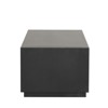 Sapphtopaz Wood Coffee Table with Open Bottom Shelf Modern Living Room Coffee Tables Simple Center Table for Living Room - 3 of 4
