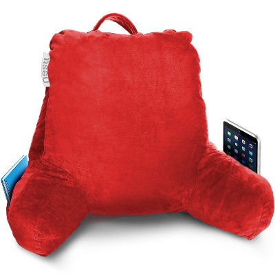 Nestl Memory Foam Reading Pillow, Reading & Bed Rest Pillow, Back Pillow with Pockets