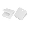 Unique Bargains Durable Material Strong Grip Easy to Hang Up & Save Space Versatile Uses Bag Clips White 5 Pcs - 4 of 4