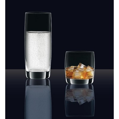 Vivendi 14 Oz Clear Crystal Highball Glass Set of 4