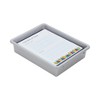 ECR4Kids Letter Size Tray with Lid, Storage Bin, Contemporary, 10-Piece