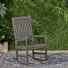 Gulches Outdoor Arcadia Rocking Chair, Crafted from Durable Acacia Wood, Natural Finish for Relaxation and Style - 3 of 4