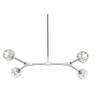 Elegant Lighting Zayne 4 Light Pendant in Chrome - 3 of 4