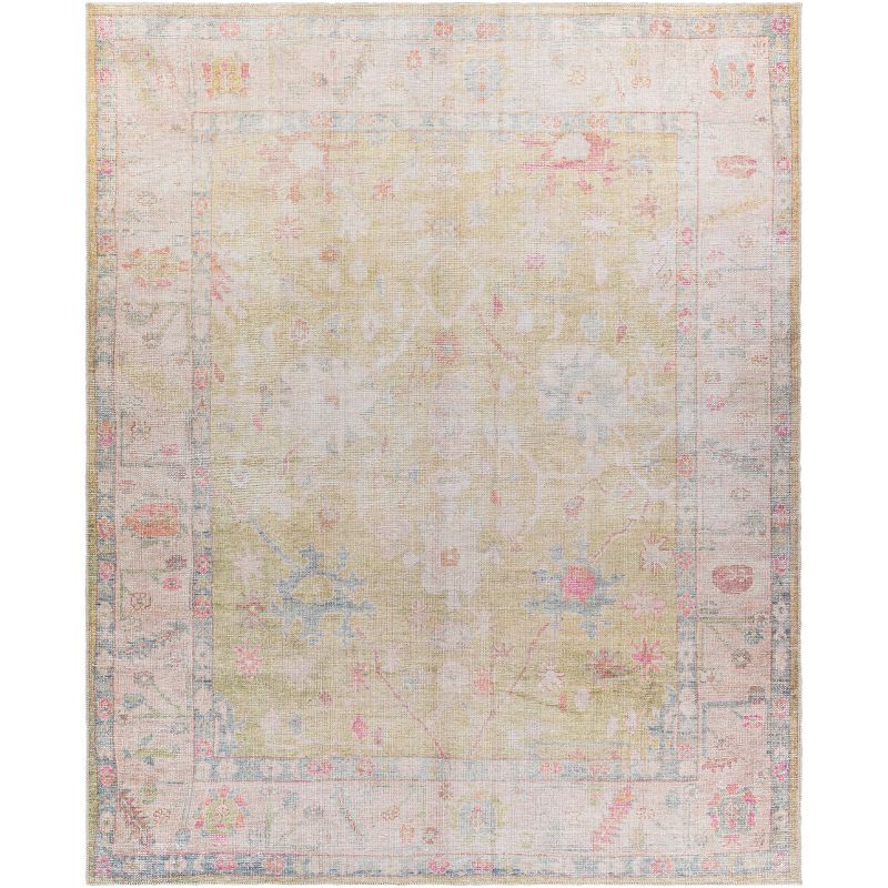 7&#39;6&#34;x9&#39;6&#34; Kemer Traditional Machine Washable Rug Pink - Artistic Weavers, 1 of 8