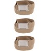 CTM Kids' Adjustable Elastic Belt with Magnetic Buckle (Pack of 3) - 2 of 3