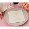 Juvale 50 Pack Cheers to 30 Years Cocktail Napkins for 30th Birthday, Anniversary Party Supplies, 3-Ply, White and Gold Foil, 5 x 5 In - 3 of 4