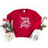 Simply Sage Market Women's Graphic Sweatshirt Whimsical Let's Get Jolly - 3 of 4