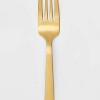 20pc Stainless Steel Silverware Set Gold - Threshold™ - image 3 of 4