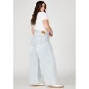 ELOQUII Women's Plus Size The Yvette Rigid Wide Leg Jean - 16, Light Wash - 3 of 4
