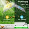 XBRIGH Large Metal Chicken Coop Walk-in Poultry Cage Chicken Run Pen Duck House with Waterproof and Anti-Ultraviolet for Outdoor Farm Use Spire Roof - 4 of 4