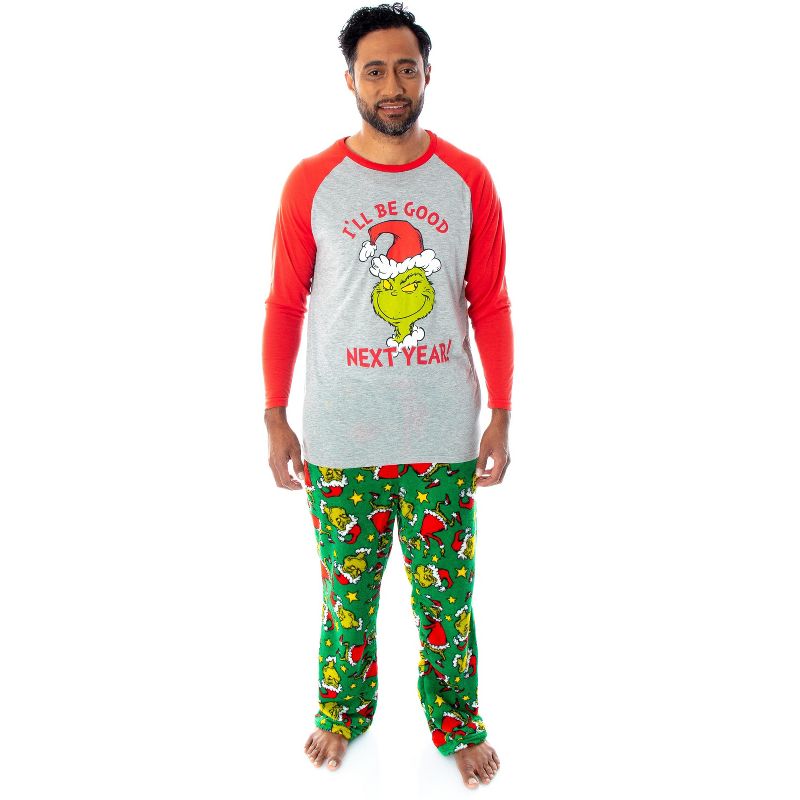 Dr. Seuss The Grinch Who Stole Christmas Matching Family Pajama Sets, 1 of 6