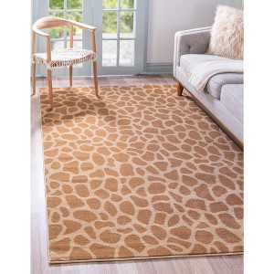 Unique Loom    Wildlife Nature Area Rug - 1 of 4