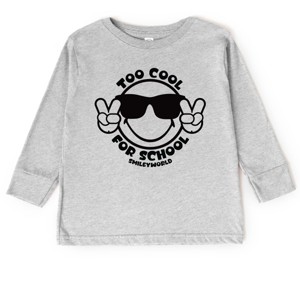 The Juniper Shop SmileyWorld Too Cool For School Toddler Long Sleeve Tee - 1 of 4