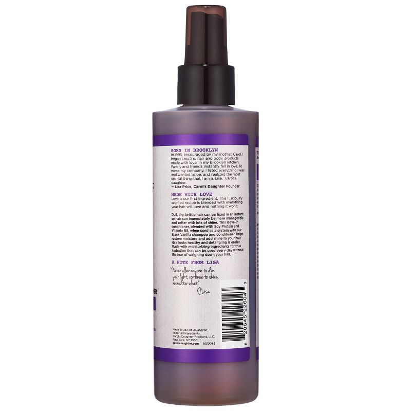 Carol's Daughter Black Vanilla Moisture & Shine Leave-In Conditioner for Dry Hair, 3 of 13