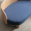 SEVOBAL Pet Beds Scandinavian Style Elevated Dog Sofa with Solid Wood Legs Velvet Cushion for Living Room, Blue, 25.98"*16.54"*9.1" - 4 of 4
