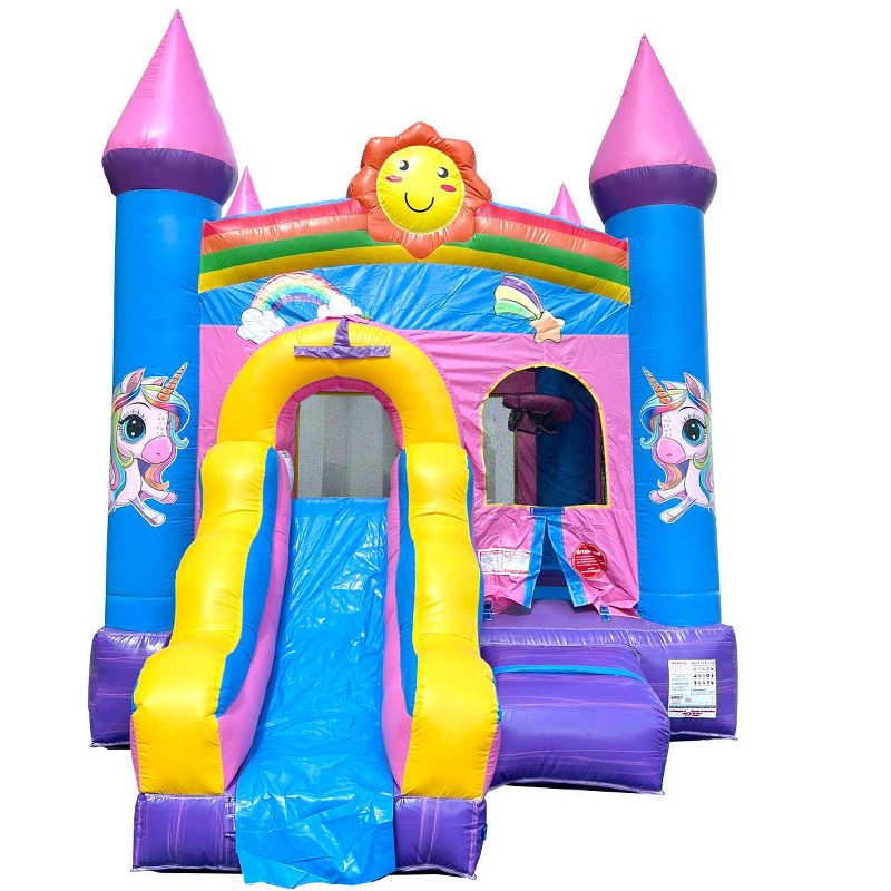 Pogo Bounce House Crossover Bounce House with Slide, No Blower, 2 of 6