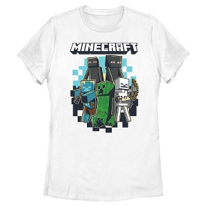Womens Minecraft Jolly Sunset T Shirt - 1 of 4