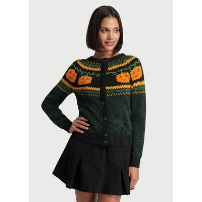 Give 'Em Pumpkin To Talk About Fair Isle Cardigan