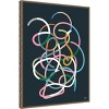 Amanti Art Color Lines by Dan Hobday Canvas Wall Art Print Framed 23 x 30-in. - 3 of 4
