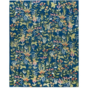 Martha Stewart Floral - MSRW192 - Indoor Power Loomed Machine Washable Skid-Resistant Rugs - 1 of 4
