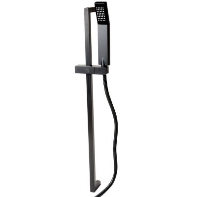 ALFI AB7606-PC Polished Chrome Sliding Rail Hand Held Shower Head Set with Hose