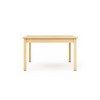 Guidecraft EdQ Toddler Table - Natural: Rectangle Wooden Activity Table for Kids, 30"x60" | Toddler Desk for Daycare, Preschool & Playroom - 3 of 4