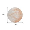 Copper Beige And Silver Abstract Washable Indoor Outdoor Area Rug - 3 of 4