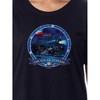 The Polar Express Womens' Train Movie Film Nightgown Sleep Pajama Shirt Black - 2 of 3