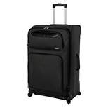 Skyline Softside Large Checked Spinner Suitcase - Gray