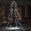 vidaXL Christmas Cone Tree 200 LEDs Indoor and Outdoor 3x5 ft - 3 of 4