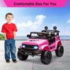 12V Electric Ride-On Truck for Kids - Remote Control Car with Spring Suspension, LED Lights, Music & 3 Speeds - 2 of 4