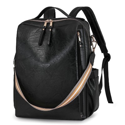 MaseiKar Leather Backpack Purse for Women, Fashion Ladies Waterproof Shoulder Travel Daypacks Bags