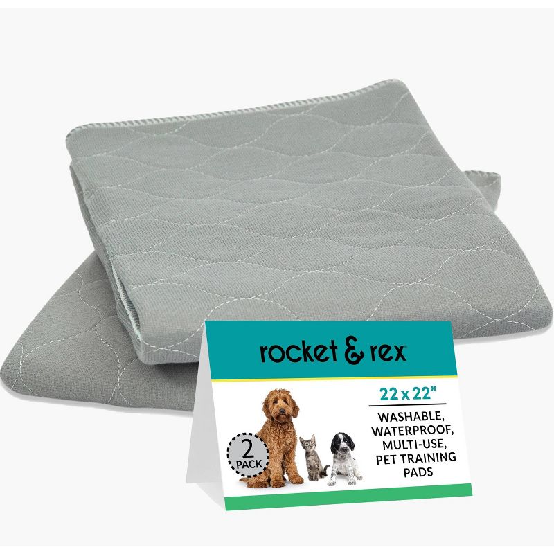 rocket & rex Washable Reusable Pee Pads for Dogs - M, 1 of 12
