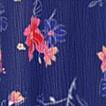 evening blue wild floral