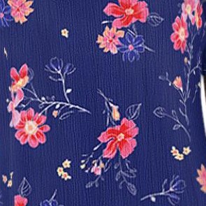 evening blue wild floral