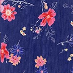 evening blue wild floral