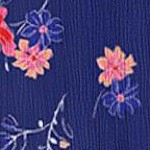 evening blue wild floral