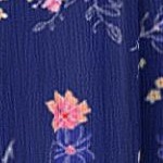 evening blue wild floral