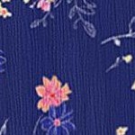 evening blue wild floral