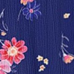 evening blue wild floral